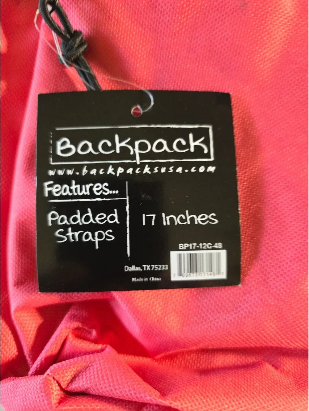 Moda West Pink Backpack 17